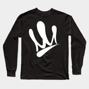 Graffiti Fat Cap Tag Crown - white Long Sleeve T-Shirt